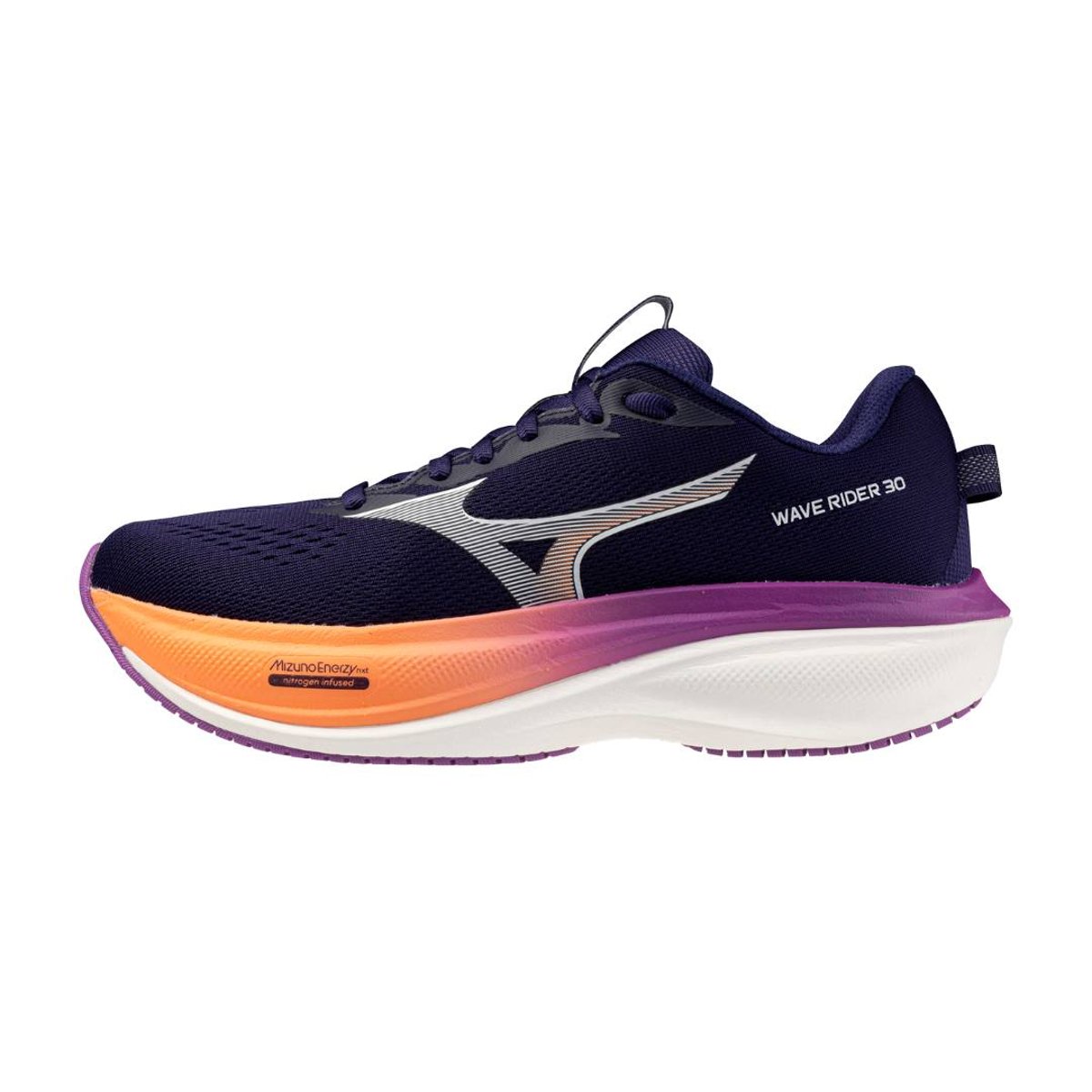 Mizuno Wave Rider 30 Laufschuhe Blau-Lila AW26 Damen, Größe 35 - EUR
