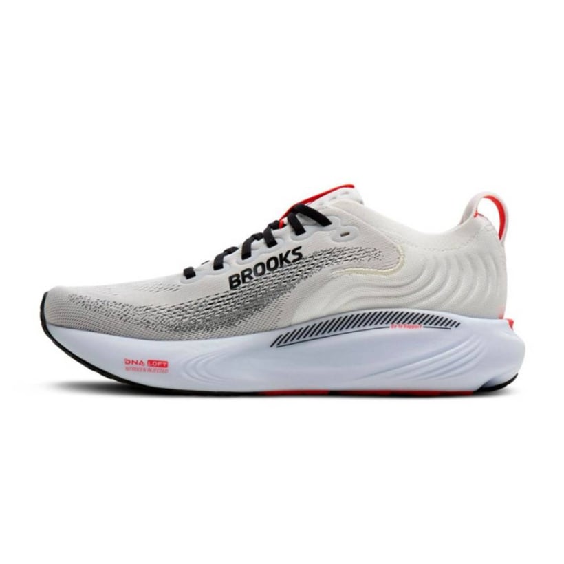 Brooks Adrenaline GTS 25 White Red AW26 Sneakers