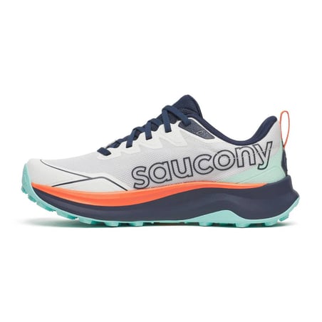 Buty Saucony Peregrine 16 Biało-Zielone SS26 Damskie