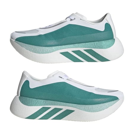 Adidas Hyperboost Edge White Green Running Shoes AW26