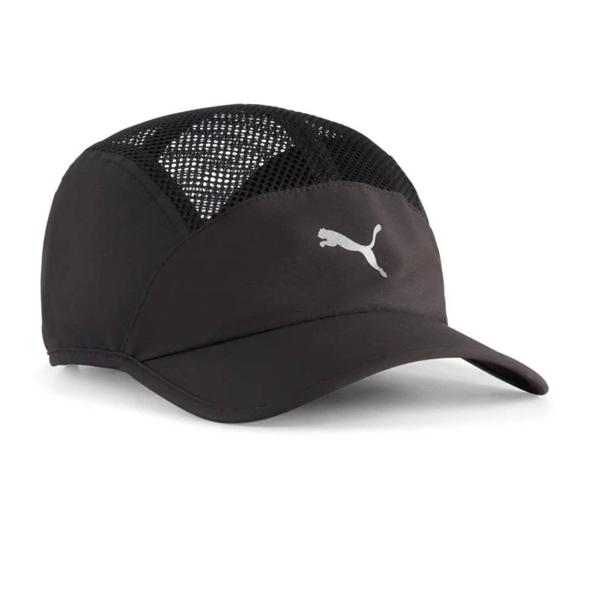 Puma 5 Panel Mesh Cap Schwarz
