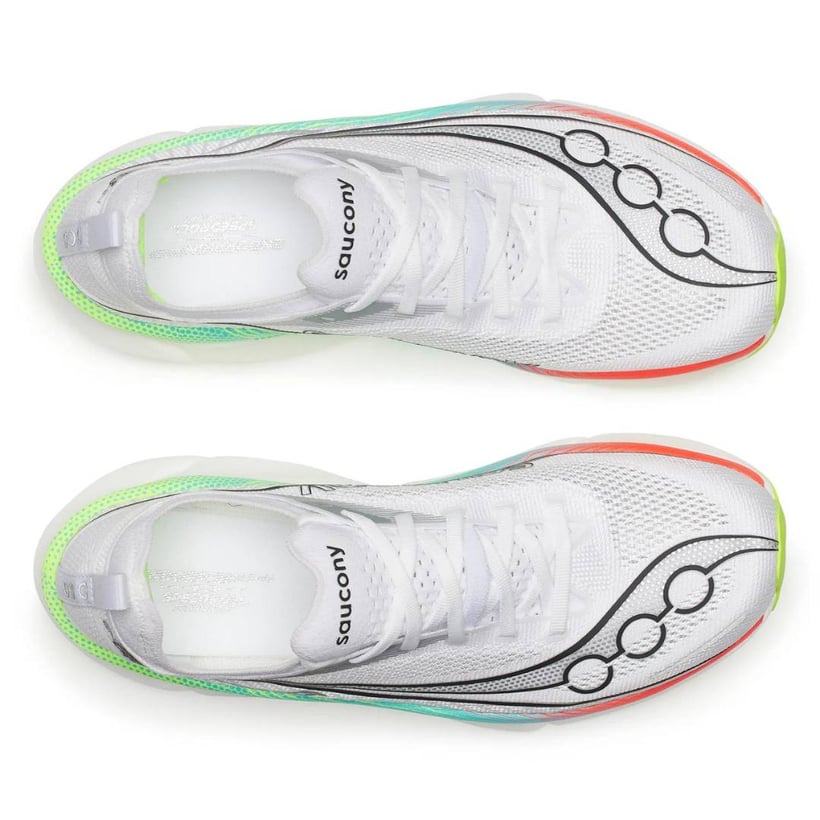 Saucony Endorphin Elite 3 Shoes White Red AW26...