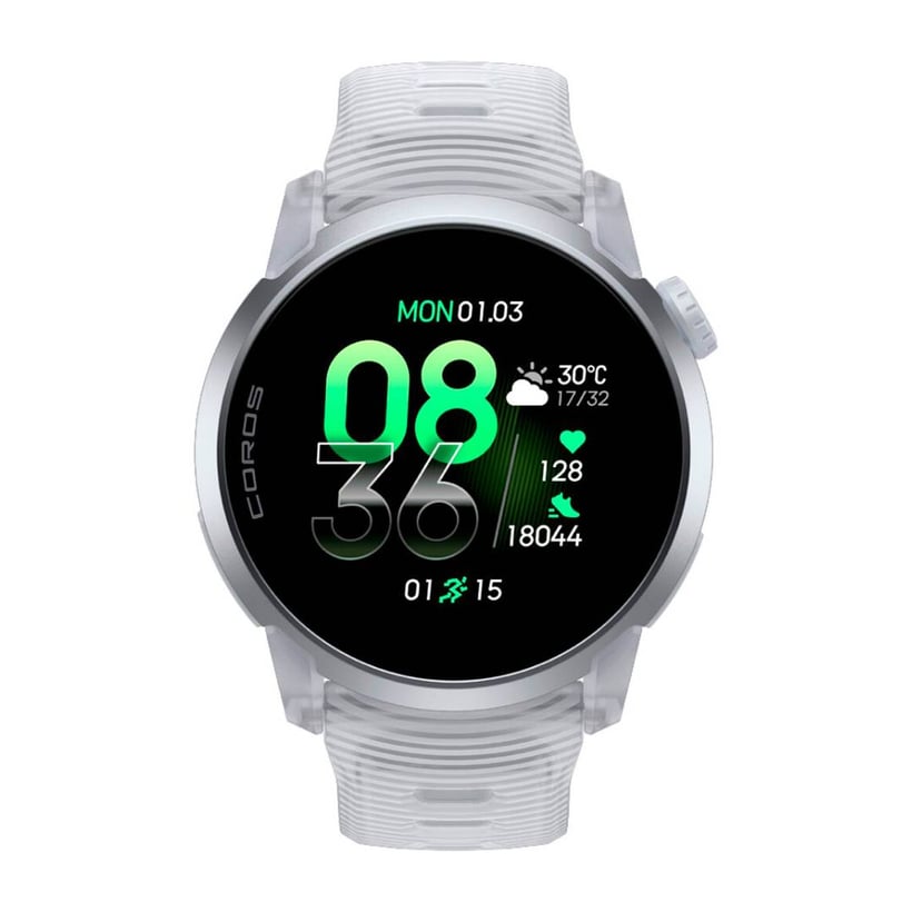 Orologio Coros Pace 4 Cloud GPS in silicone bianco