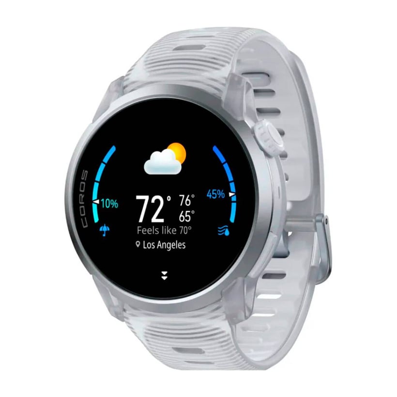 Orologio Coros Pace 4 Cloud GPS in silicone bianco
