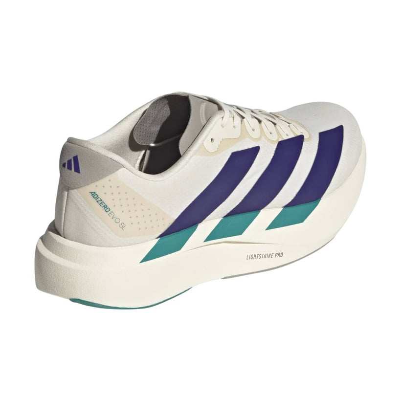Adidas Adizero Evo SL Beige Blue Sneakers AW26