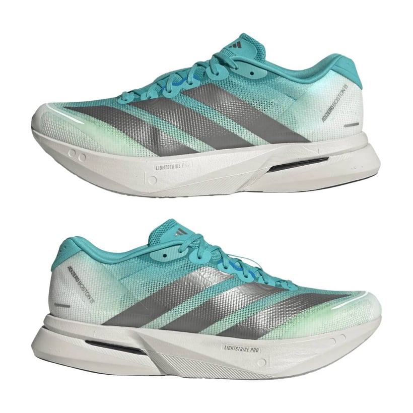 Zapatillas Adidas Adizero Boston 13 Azul Blanco...