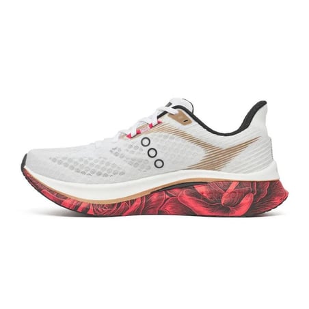 Saucony Endorphin Speed 5 London Running Shoes White Red SS26