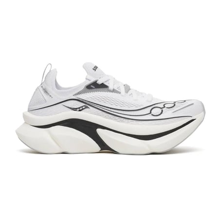 Chaussures Saucony Endorphin Elite 3 Blanc Noir AW26 Unisexe