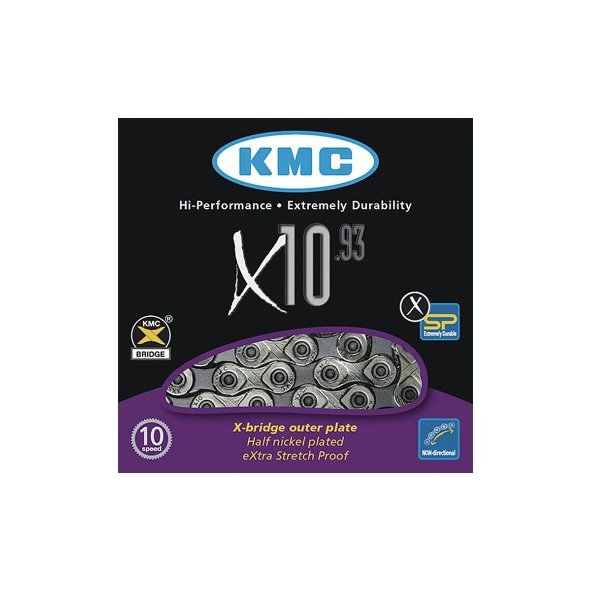 Cadena KMC  X10.93 de 10 velocidades