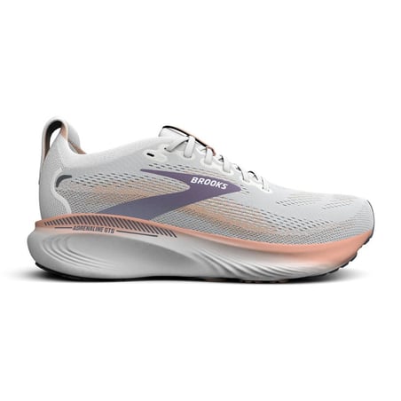 Brooks Adrenaline GTS 25 Laufschuhe Grau/Rosa AW26 Damen