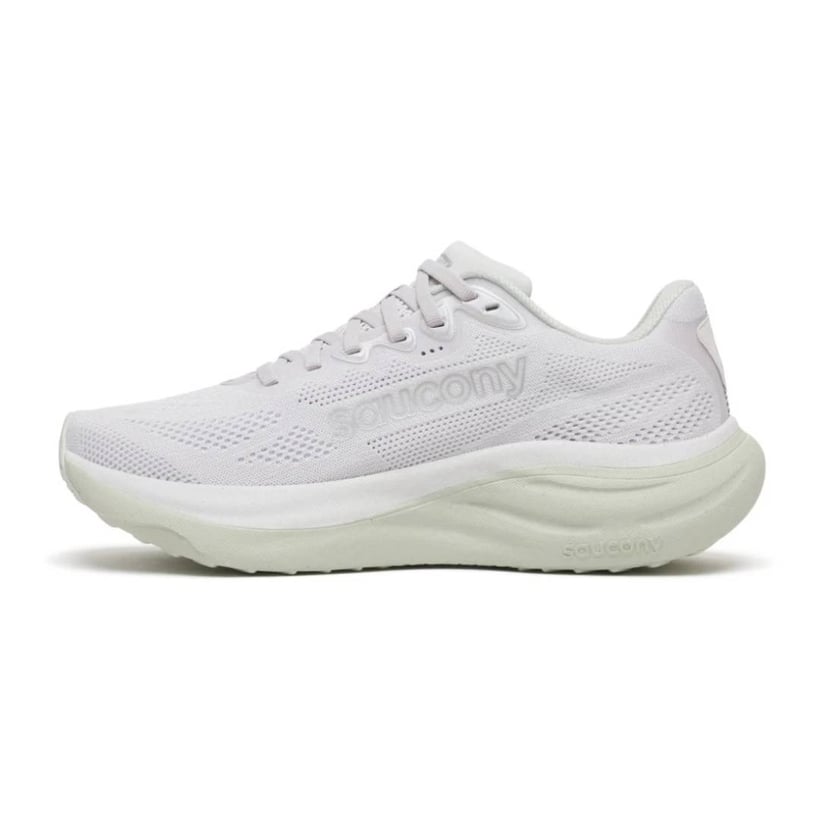 Zapatillas Saucony Ride 19 Blanco Beige AW26 Mujer