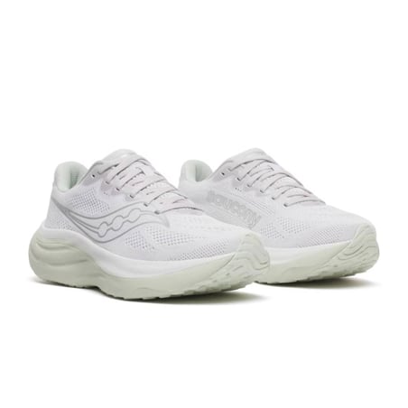 Buty do biegania Saucony Ride 19 Biało-Beżowe AW26 Damskie