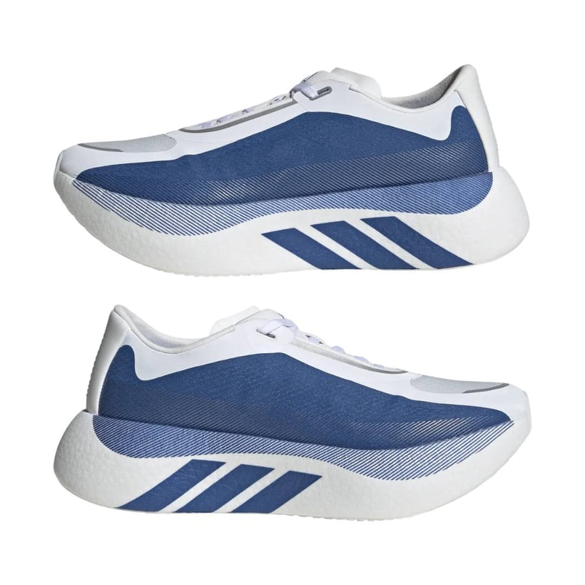 adidas Hyperboost Edge White Blue Running Shoes...
