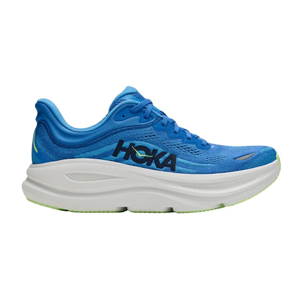 Hoka Bondi 9 Laufschuhe Blau Weiß AW26, Größe EU 41 1/3
