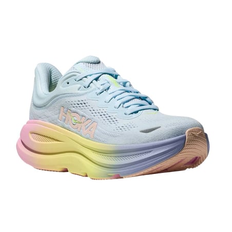 Tênis Hoka Bondi 9 Azul Rosa AW26 Feminino