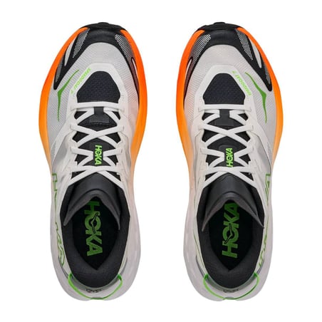 Hoka Speedgoat 7 Schuhe Weiß Orange AW26
