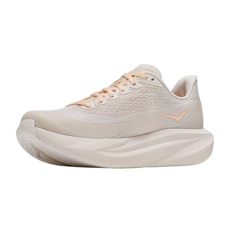 Hoka Mach 7 hardloopschoenen Beige Oranje AW26 Dames