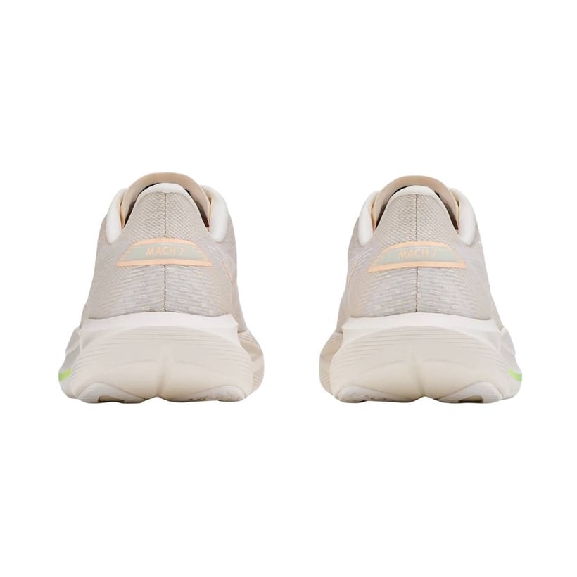 Ténis Hoka Mach 7 Bege Laranja AW26 Mulher
