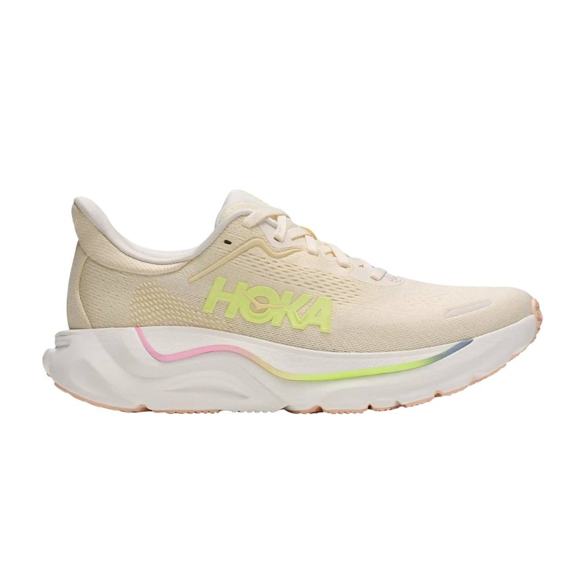 Hoka Arahi 9 Laufschuhe Beige Gelb AW26 Damen, Größe EU 42