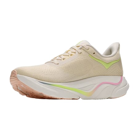 Hoka Arahi 9 hardloopschoenen Beige Geel AW26 Dames