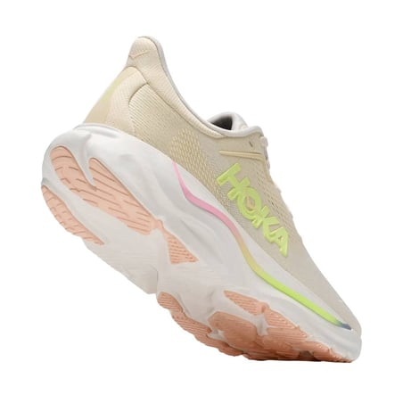 Hoka Arahi 9 hardloopschoenen Beige Geel AW26 Dames