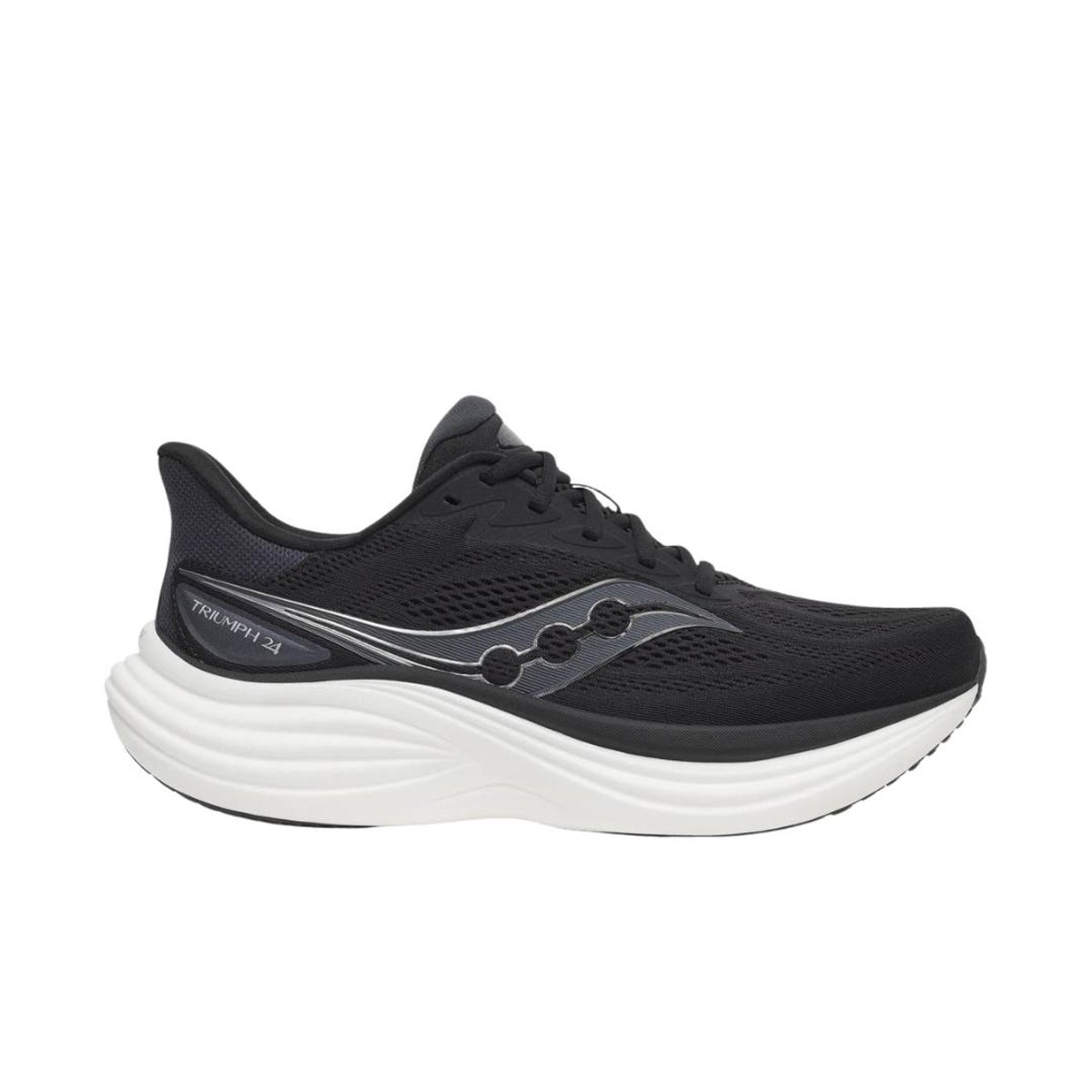 Saucony Triumph 24 Laufschuhe Schwarz Weiß AW26, Größe 44,5 – EUR