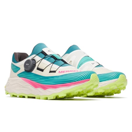 Merrell Agility Peak 6 BOA hardloopschoenen Wit Blauw AW26