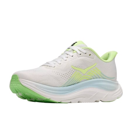 Hoka Clifton 11 hardloopschoenen Wit Geel AW26 Dames