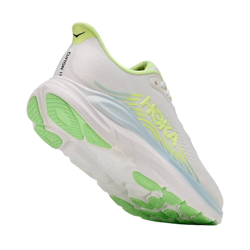 Hoka Clifton 11 hardloopschoenen Wit Geel AW26...