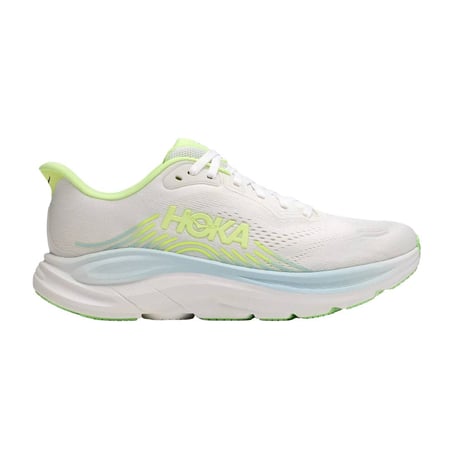 Hoka Clifton 11 hardloopschoenen Wit Geel AW26 Dames