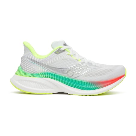 Scarpe Saucony Endorphin Speed 5 Bianco Verde AW26 Donna