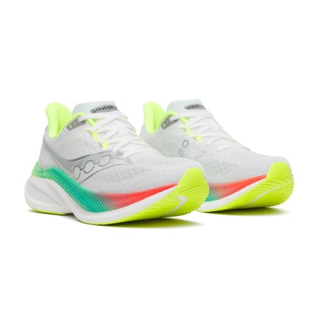 Saucony Endorphin Speed 5 White Green AW26 Women's Running Shoes