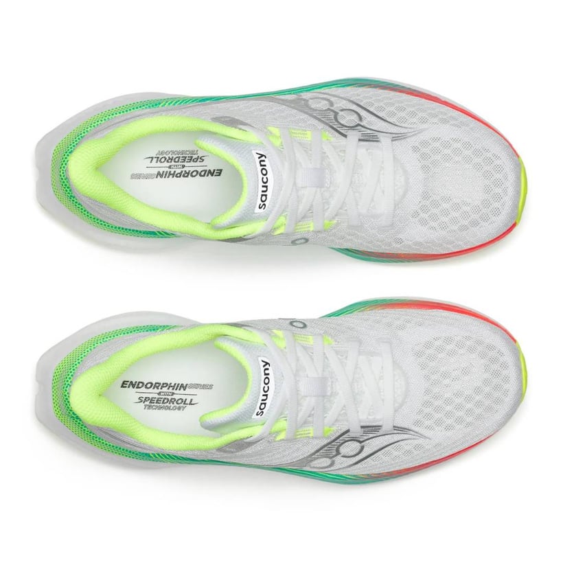 Scarpe Saucony Endorphin Speed 5 Bianco Verde...
