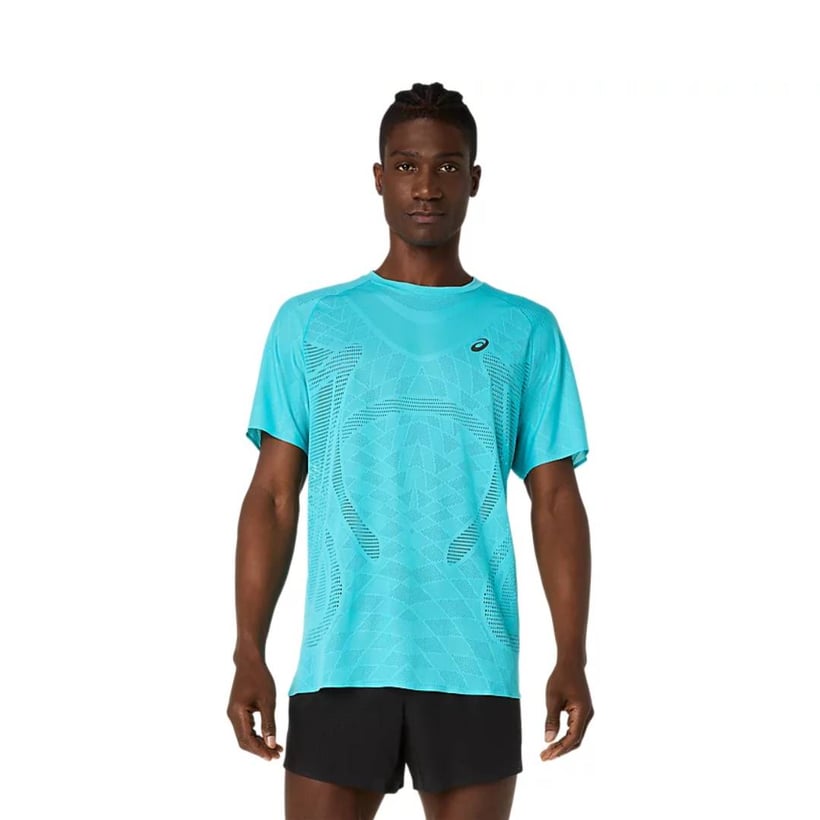 Asics Metarun Short-Sleeve T-shirt Blue