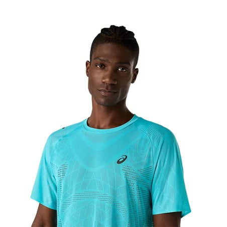 Asics Metarun Kurzarmshirt Blau