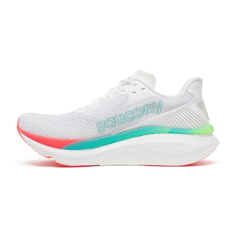 Saucony Endorphin Azura Laufschuhe Weiß/Grün AW26