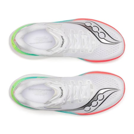 Saucony Endorphin Azura Shoes White Green AW26