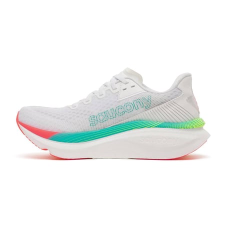 Saucony Endorphin Azura White Green AW26 Women's Running Shoes