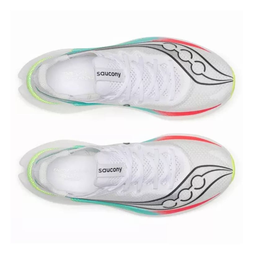 Saucony Endorphin Pro 5 Shoes White Green AW26
