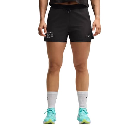 Puma Hyrox 2-in-1 short 3" zwart dames