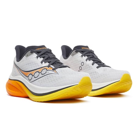 Chaussures Saucony Endorphin Speed 5 Blanc Orange AW26