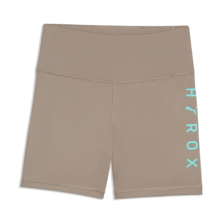 Puma HYROX Essential 5" kurze Tights Braun/Blau für Damen