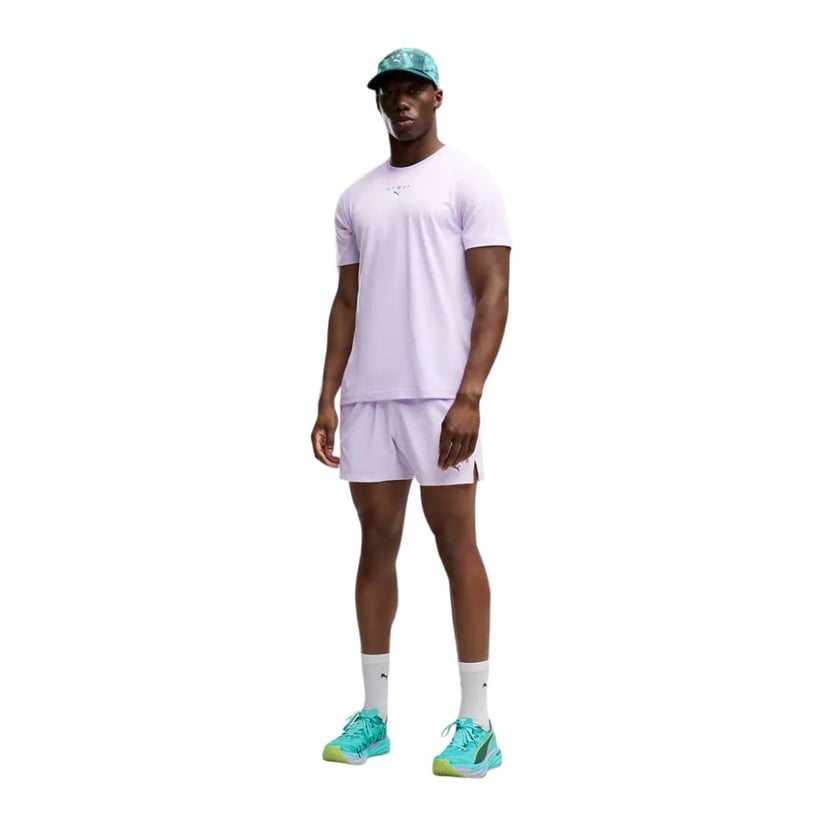 T-shirt Puma x HYROX Graphic Violet Vert