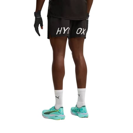 Puma x HYROX PWRMODE 5" shorts - Black.