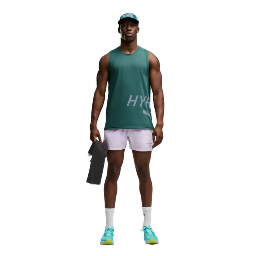 Puma x Hyrox Pwrmode 5" Shorts Purple Green