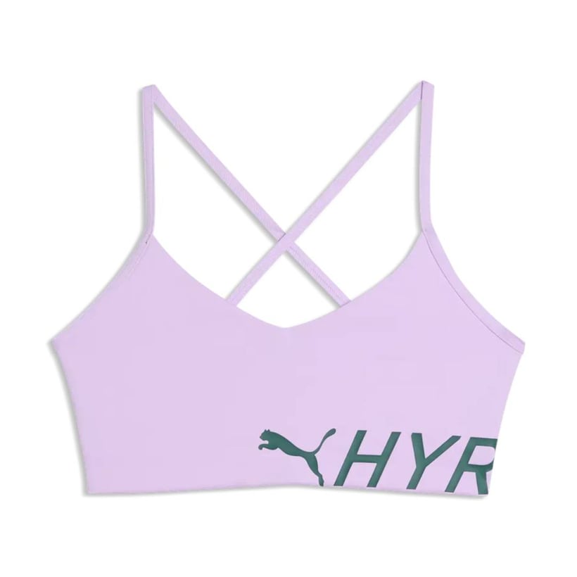 Sutiã Puma Hyrox Strappy Pwrmode Roxo Feminino