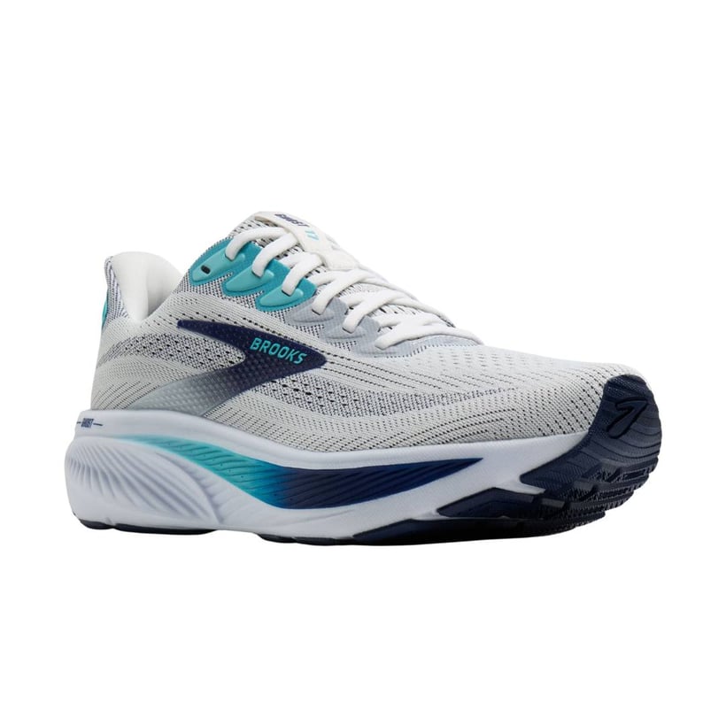 Tênis Brooks Ghost 17 Cinza Azul SS26