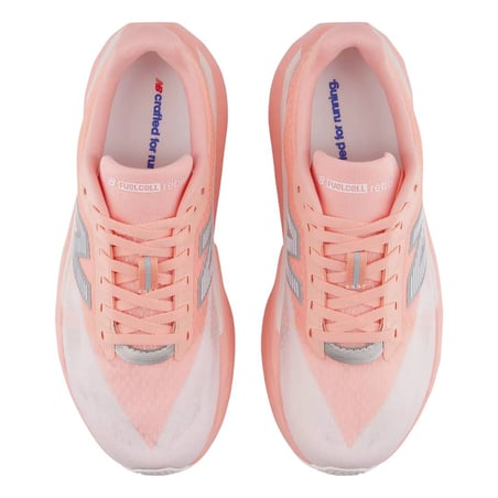 Zapatillas New Balance FuelCell Rebel v5 Rosa Blanco AW26 Mujer