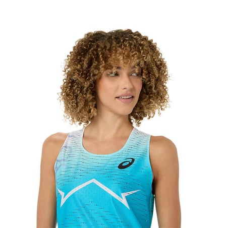 Asics Metaspeed Sleeveless Top Blue/White for Women