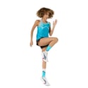 Débardeur Asics Metaspeed sans manches bleu blanc femme